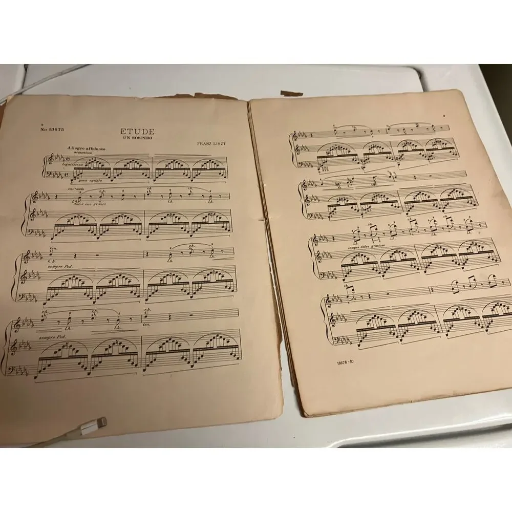 FRANZ‎ LISZT Sheet Music Book Theo Presser Publishing Vintage Wedding